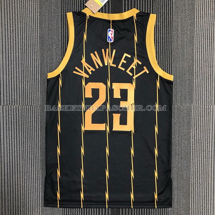 Maillot Tornto Raptors Fred Vanvleet NO 23 Ville 2021-22 Noir
